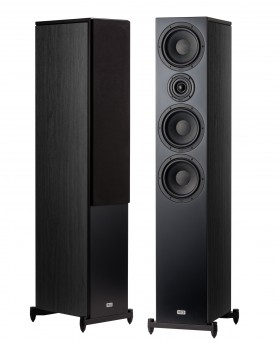 Heco Aurora XT 700 Black-Oak 1 Çift Kule Hoparlör